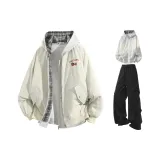 Хаки + Светлый Фотиния Серый Свитшот + Черные Штаны