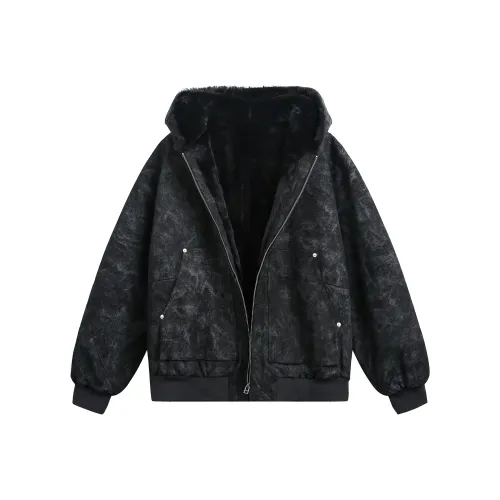 MARK WAFFLE Бархат Feel Пальто Унисекс