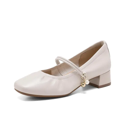 ST SAT Грубый каблук Мэри Джейн туфли 3,5 см женские