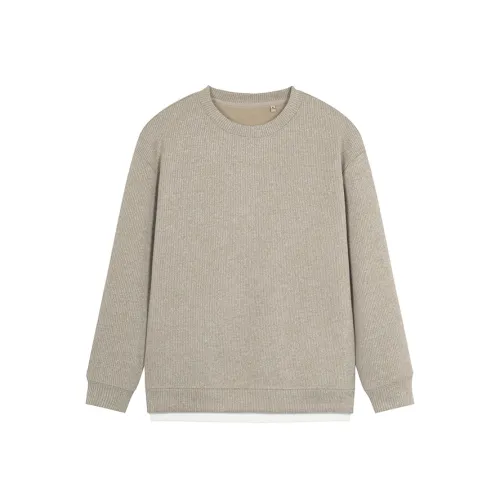 FEICUI Круглый воротник Свитшот с флисовой подкладкой Мужской