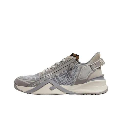 FENDI FLow Low Топ Повседневная обувь Мужской Серый