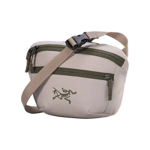 Arcteryx 1,5L Бананка Outdoor Сумка Полиэстер Хаки и Зеленый Унисекс