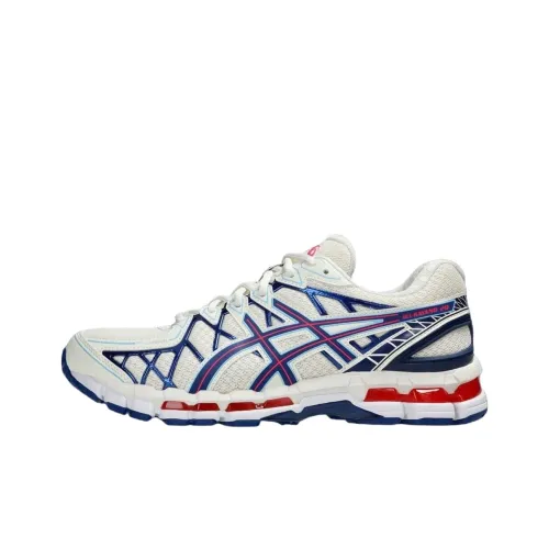Asics Gel Kayano20 Дышащие Низкие Кроссовки для Бега Унисекс Белые