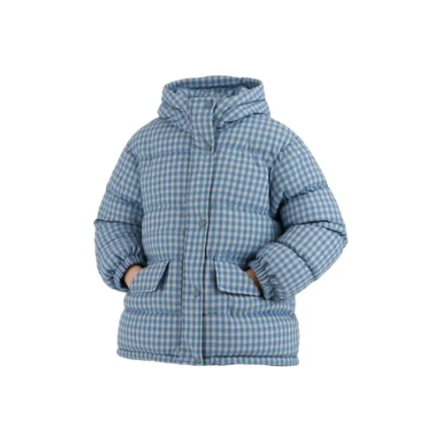 A02 Синий Унисекс Пуховики