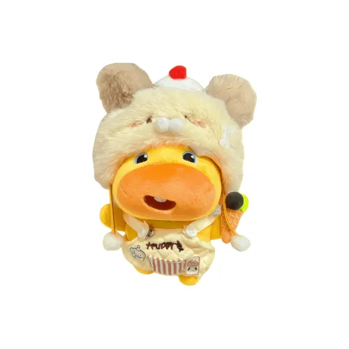 AIQINGCAOZHILIANWANJU Мягкий Fu Консервы Change Clothes Щенок Capybara Плюшевый Брелок 12 см Длина Тела