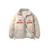 Абрикосовый хлопковый пуховик