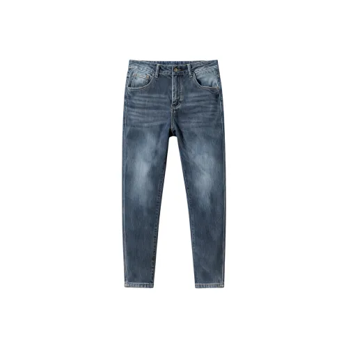 H 75 Синий Мужской Джинсы