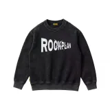 Винтажный свитшот с круглым вырезом