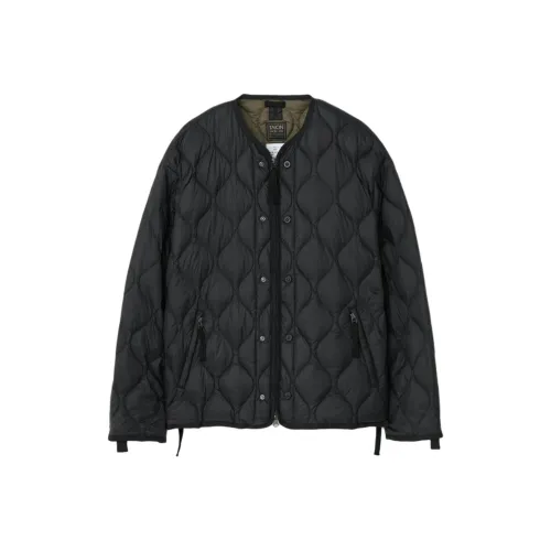 TAION Collaboration Fw25 Военный стиль Пуховик Унисекс