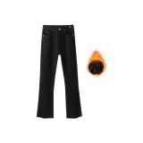 Черный [с флисовой подкладкой и утепленный]