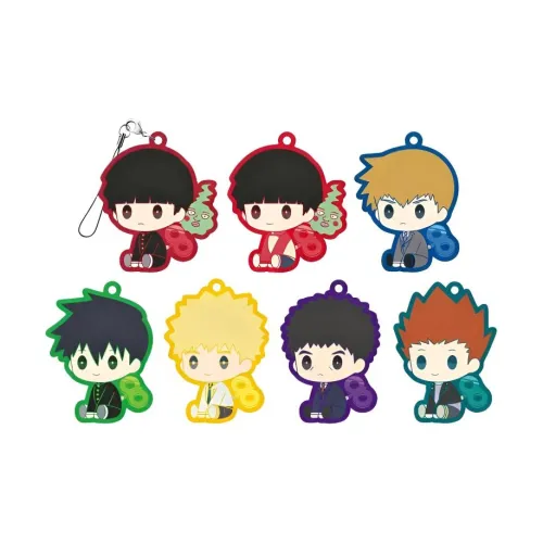 BUSHIROAD Spirit Энергия 100% 3 Резиновый Украшение Chibi Doll Счастливый Draw Целая коробка 7 шт