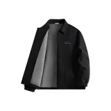 [420G Флисовая подкладка, термический] Черный (с синим логотипом настроения на груди)