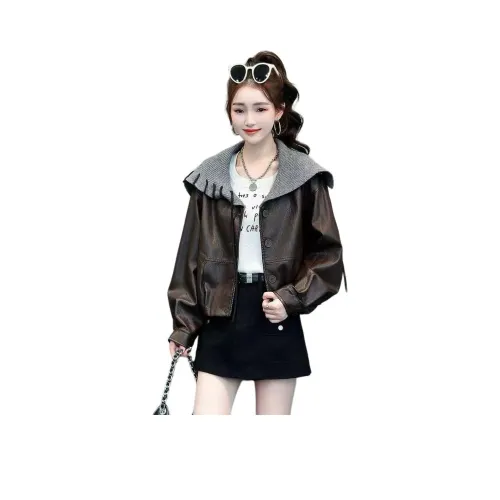 MORii Женские Кожаные Куртки