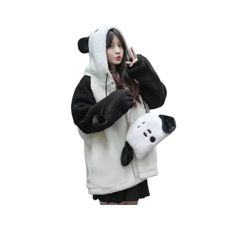 UPXIW Белый Женские Бархатные Куртки