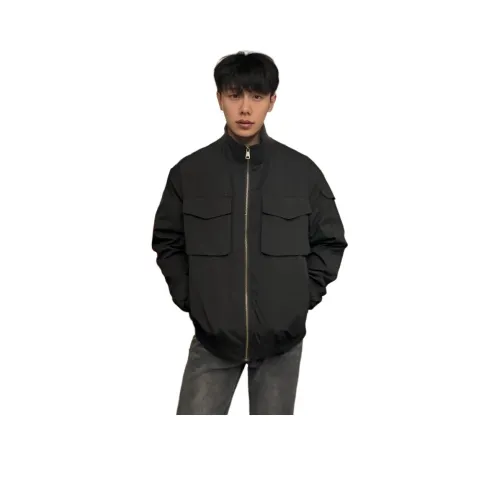 GUHUO Черный Унисекс Пуховики