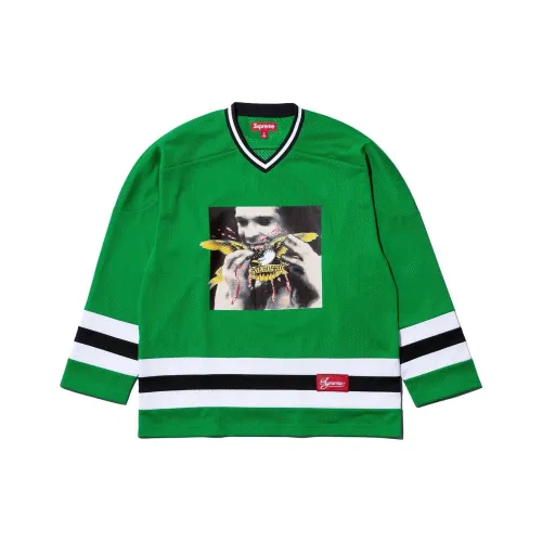 Supreme x ANTIHERO Fw25 WEEK12 Ozzy Хоккейная Джерси Ледяные Хоккейные Пучки Джерси Унисекс