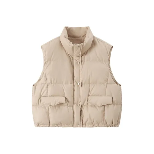 FOSS PHIL Светлый хаки Женский пуховый жилет