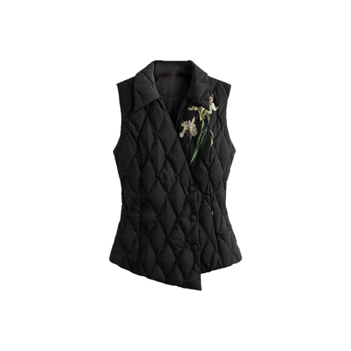 FOSS PHIL Черный Женский Пуховый жилет