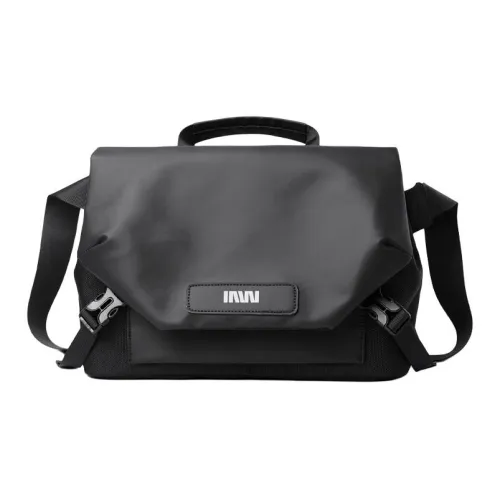 SEPTWOLVES ПВХ с Оксфордской байкерской сумкой сумка через плечо сумка-слинг QPL стандартная унисекс черный