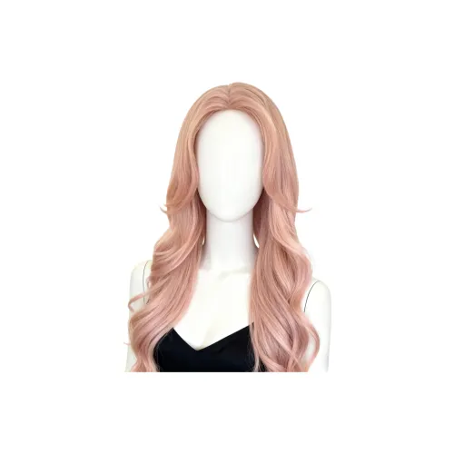 FYOSEE Пастельно-розовый Forehead Lace Full Перука для головы Женская Длинные волнистые CENTER Часть