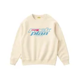 Абрикосовый свитшот с круглым вырезом