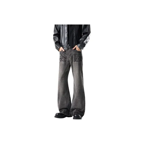 The Simpsons Lightning Black Gray Unisex Jeans Симпсоны Lightning Черный Серый Унисекс Джинсы