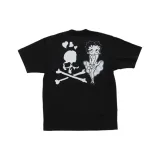 Чёрный Белый С принтом