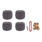 Тёмно-серый ⭐️[Бант, кудрявый, медведь]