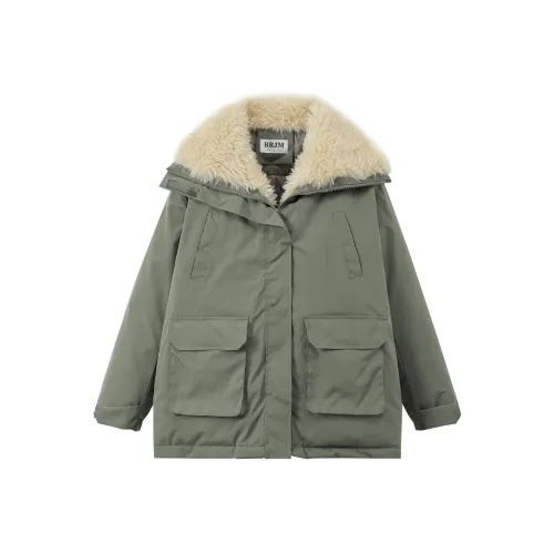 Maycaur Светло-зеленый унисекс пуховик