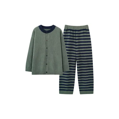 Kerener Зеленый Мужской Пижамный Комплект