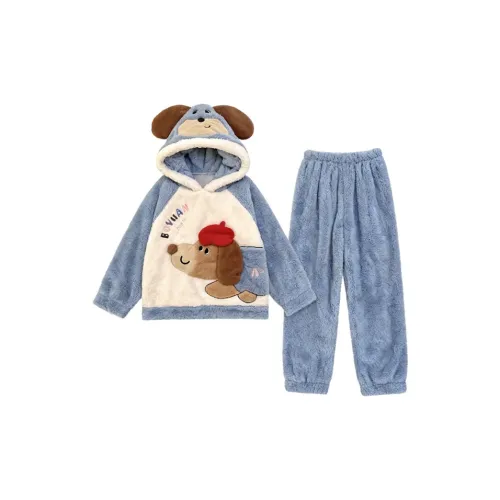 MEIJIAO Синий Щенок [Комплекты одежды] Женские Пижамные комплекты