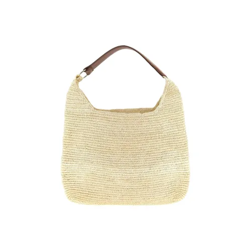 Maison Margiela Твенная плетеная сумка женская цвет верблюжий