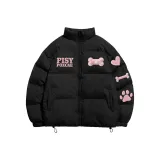 Чёрный 2200 Хлопковый пуховик