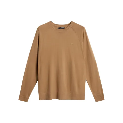 J.Lindeberg Светло-янтарный Мужской Свитеры