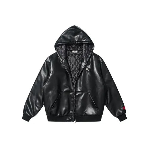 SSR Классический черный Унисекс Кожаные куртки