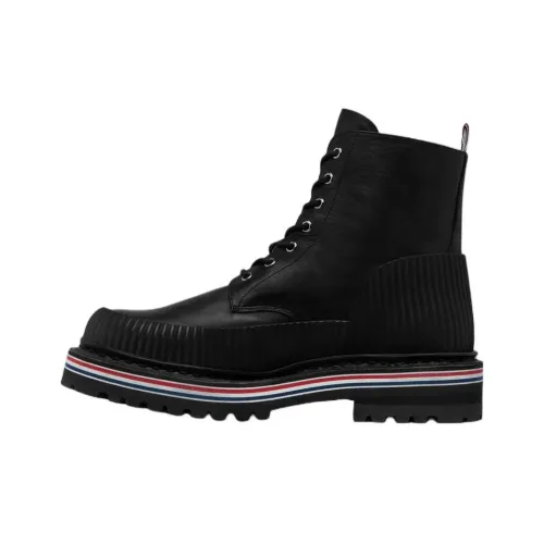 THOM BROWNE· Короткий ботинок Martin мужской черный