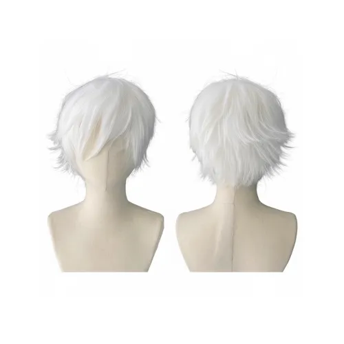 GLUNA Мужская парик Full Head Set [Белый] Все PURPOSE Косплей Goldwood Research Tokyo Ghoul