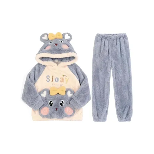 MEIJIAO Синий Комплект Пижам Женские