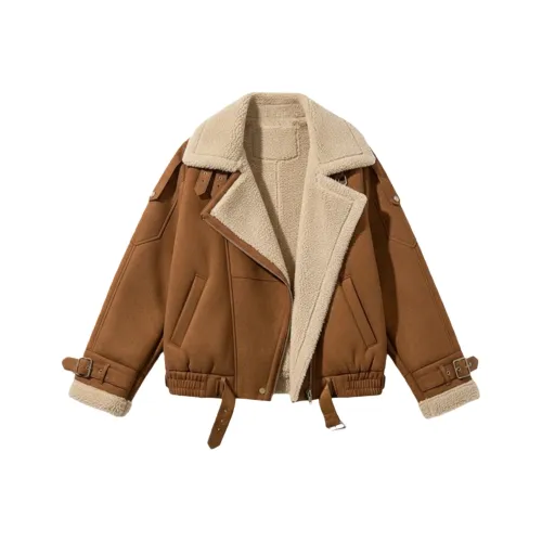 JOPPTI Коричневый Женский Куртки