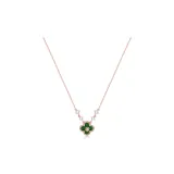 Кулон "Четырехлистный клевер" [Зеленый]