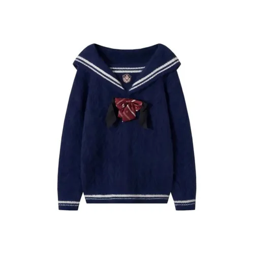 Incolore Темно-синий Женский Трикотаж