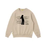 Хаки Свитшот с круглым вырезом