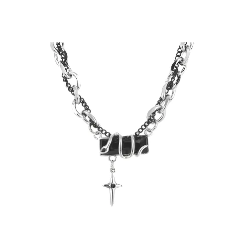 FAIRWHALE Титановые стальные ожерелья унисекс