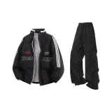 Чёрный + Чёрный Брюки