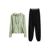 Set (Кардамон Зеленое Пальто + Черные Штаны)