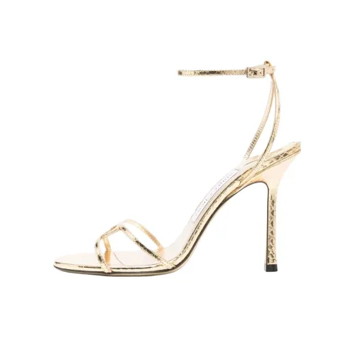 Jimmy Choo One Sandals с ремешком 10 см женские золотые