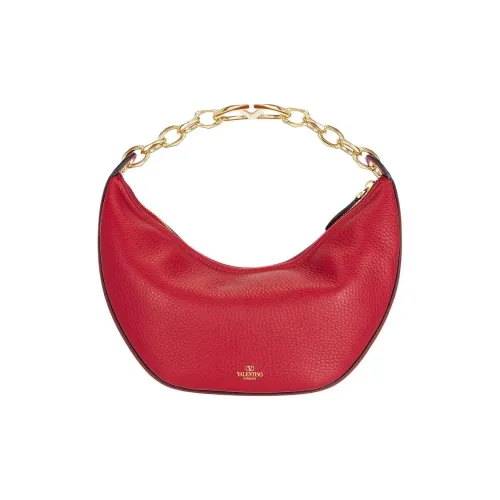 Valentino Vlogo Moon Коровья кожа Сумка Женская Красная