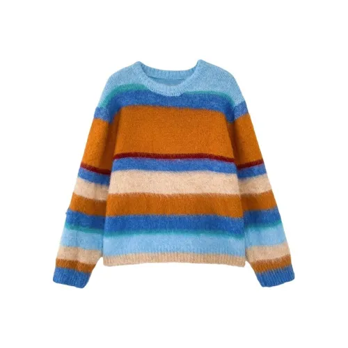 RHBSW Синие Оранжевые Женские Свитера