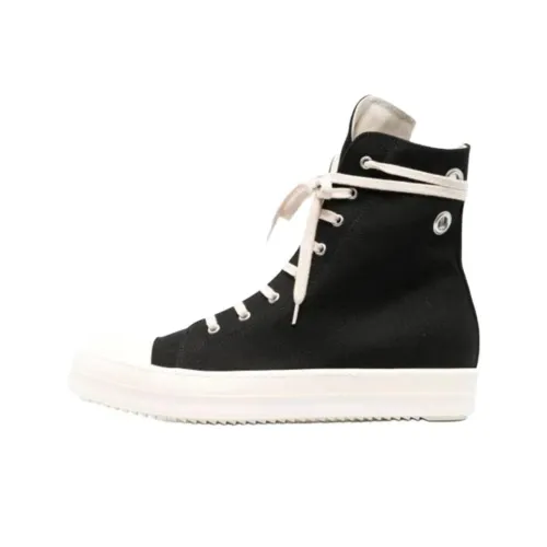 Rick Owens DRKSHDW Высокие Топы Стильные Скейтбординг Мужские Черно-Белые