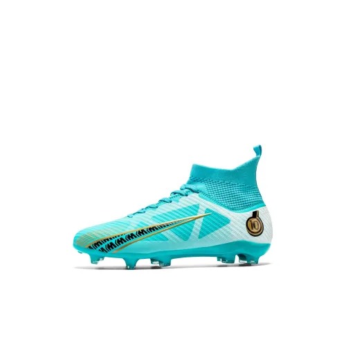 ZHIO Устойчивый к истиранию Легкий Амортизация MID Топ Детские футбольные бутсы Детский